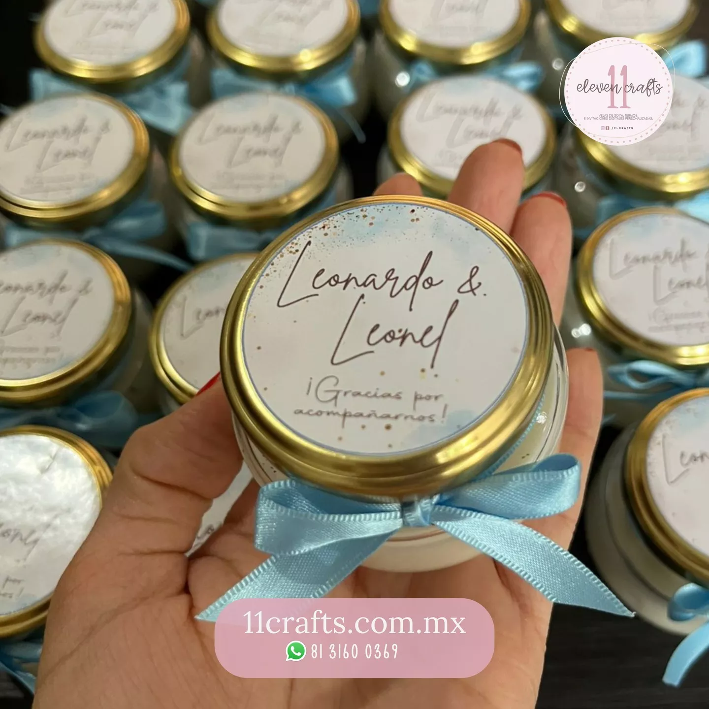 Velas de 2 onzas para recuerditos