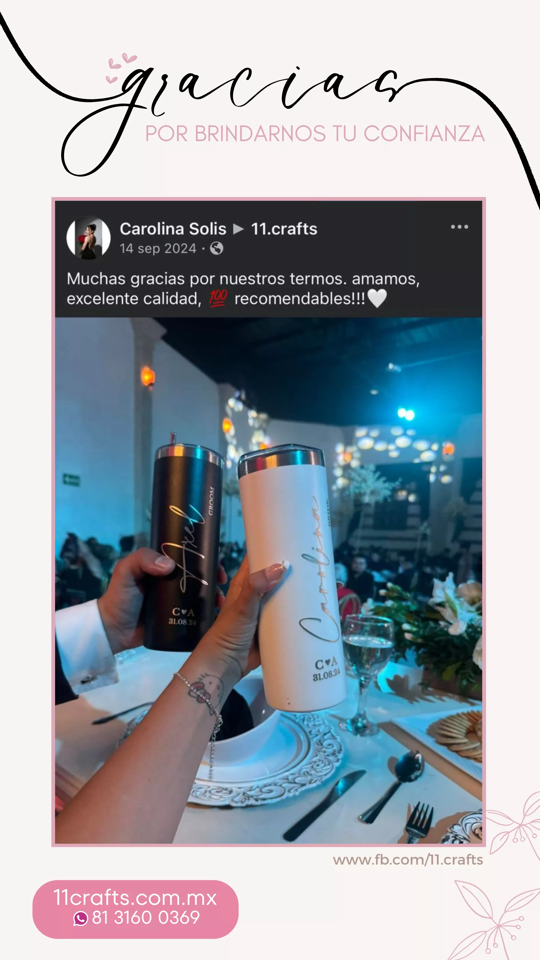 Testimonio velas aromáticas hermosas